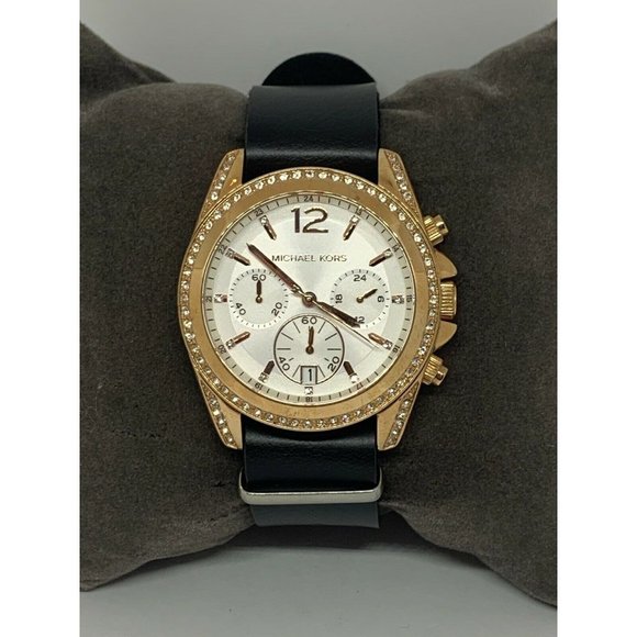 Michael Kors MK5836 Women\'s Black Leather Analog W main image 8